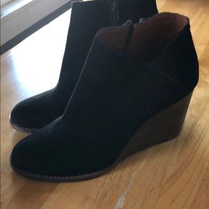 Lucky Brand wedge booties